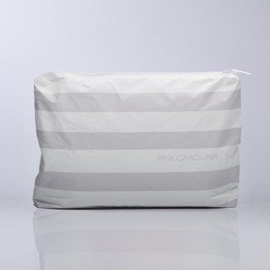 Water Resistant Travel Bag - Medium - Grey Stripe