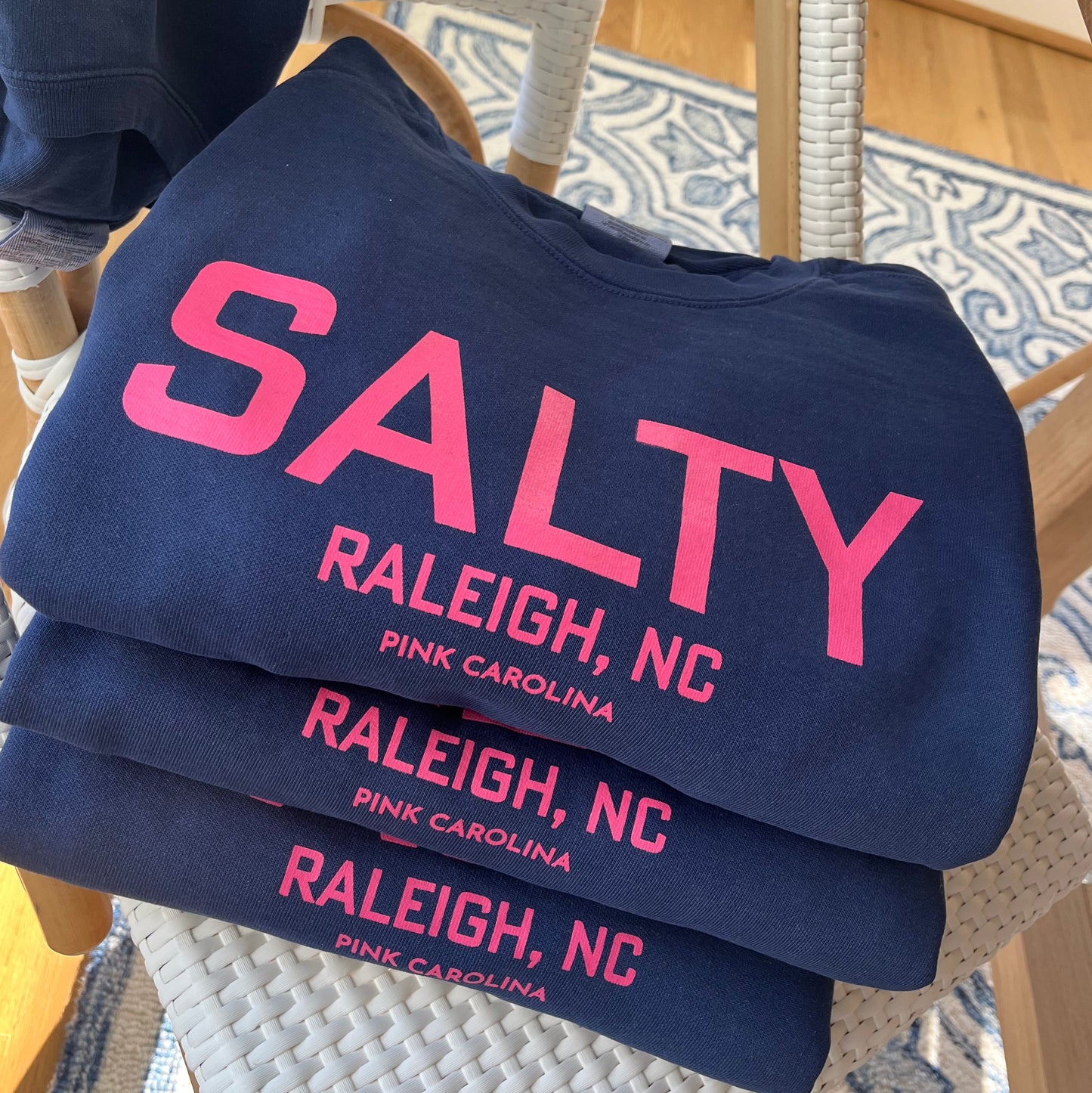 SALTY Pink Carolina Sweatshirt