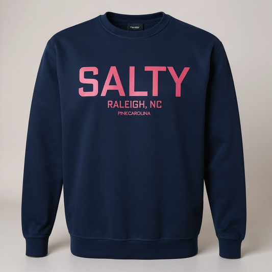 SALTY Pink Carolina Sweatshirt